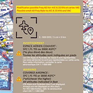 Carte OACI Nord / Ouest - Edition 2025